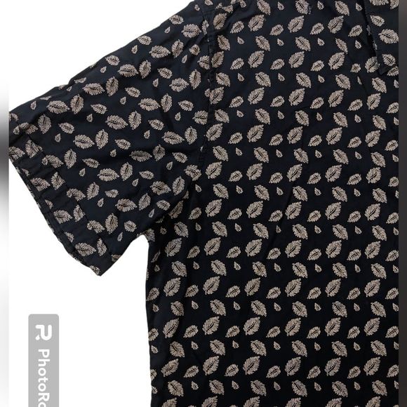 Michael Brandon Men's Button Down Short Sleeve Shirt Collared Slim Fit Large - Picture 3 of 6